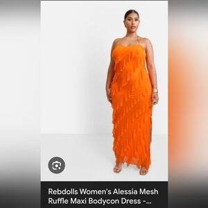 Rebdolls Alessia Mesh Bodycon Maxi Dress